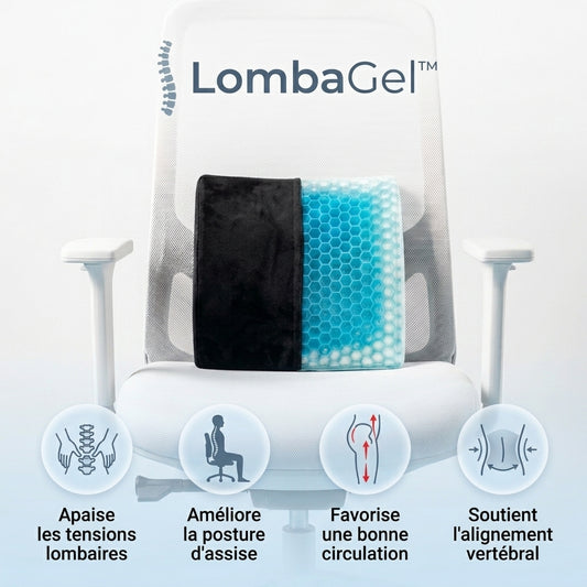 LombaGel Pro™ - Coussin lombaires