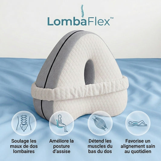LombFlex™- Coussin lombaire ergonomique pour un sommeil réparateur
